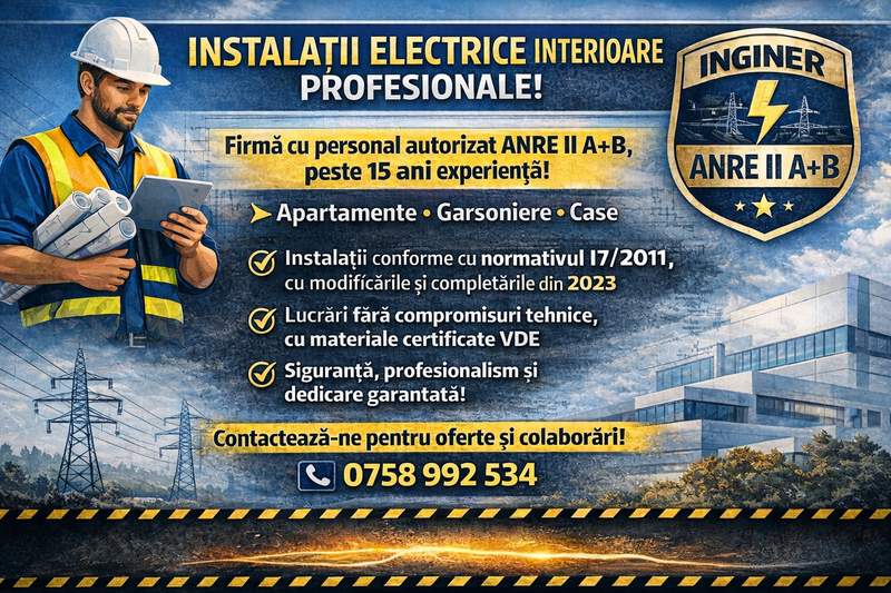 Electrician Aut. ANRE II A+B